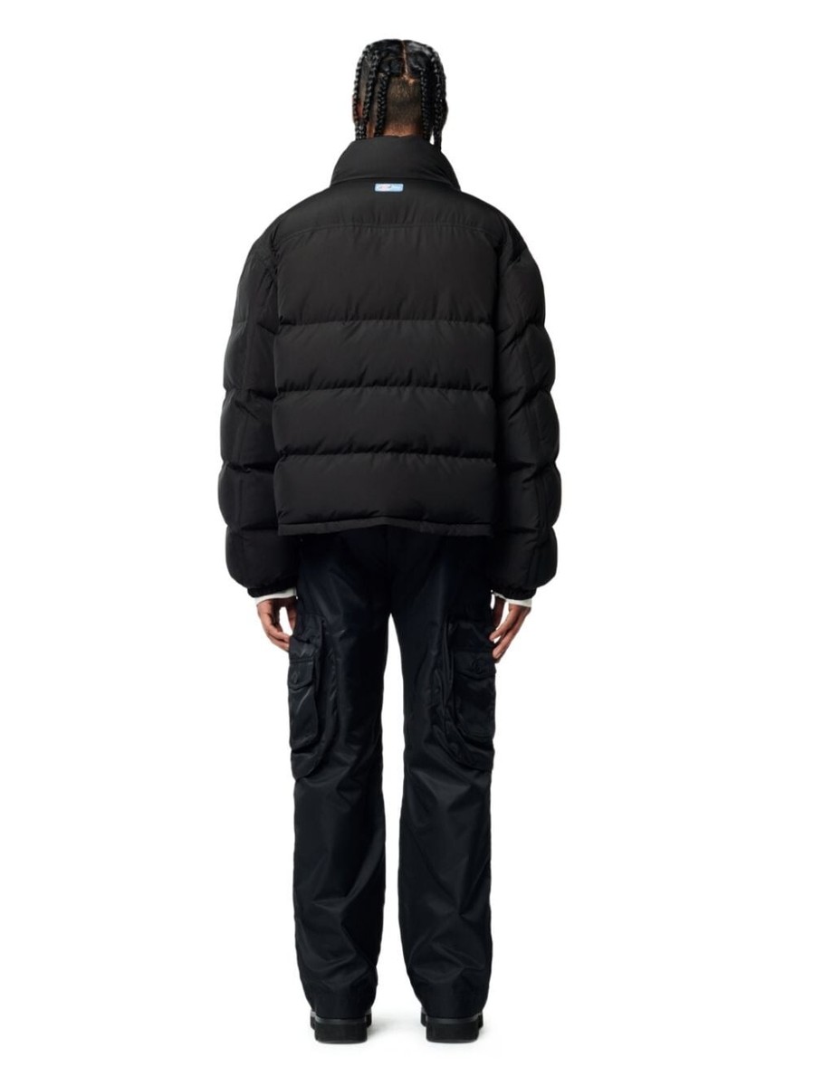HERON PRESTON Black Ex-Ray Nylon Puffer Jacket Size XL (New HERON PRESTON Black Ex-Ray Nylon Puffer Jacket Size XL (New