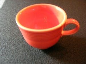 HLC Fiesta PERSIMMON  Tea Coffee Cup ONLY USA Fiestaware