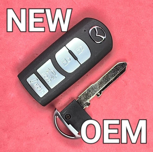 New OEM 2014 - 2019 Mazda 6 3 Smart Key Prox 4Buttons with Trunk WAZSKE13D02 - product listing photo