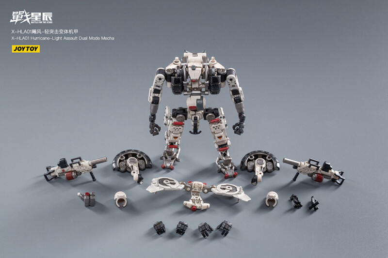 Joytoy X-HLA01 HURRICANE-LIGHT ASSAULT DUAL MODE MECHA 1/18 Set