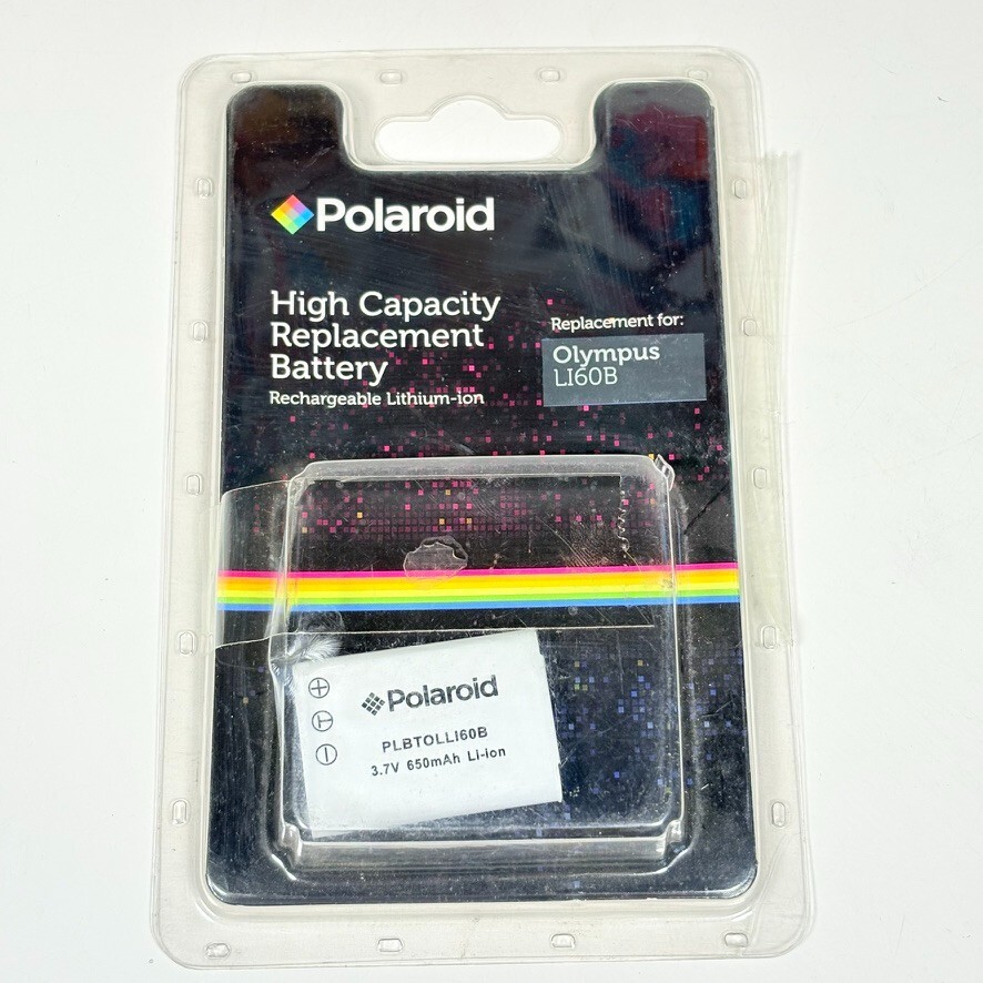 Polaroid High Capacity Li-60B Li60B Battery for Olympus C-575, FE-370, X-880