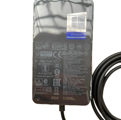 Microsoft Surface 39W 15V 2.6A Power Adapter for Laptop Go/Go2