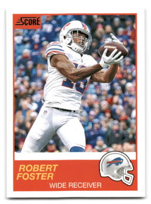 Robert Foster 2019 Score FOOTBALL #126 Buffalo Bills