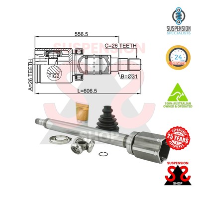 Joint CV D'Arbre De Transmission Pour BMW 840Ci (1994-1997) - Pièce D'origine 95341VH