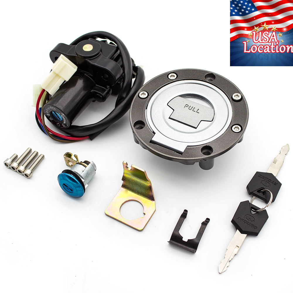 US For Yamaha Ignition Switch Fuel Gas Cap Seat Lock Key Set
