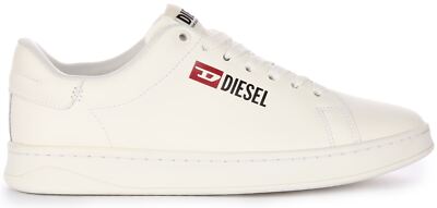 関税送料込★DIESEL/S-Athene Low スニーカー Diesel S-Athene Low In White Lc Up D Logo Side Mens Sneaker