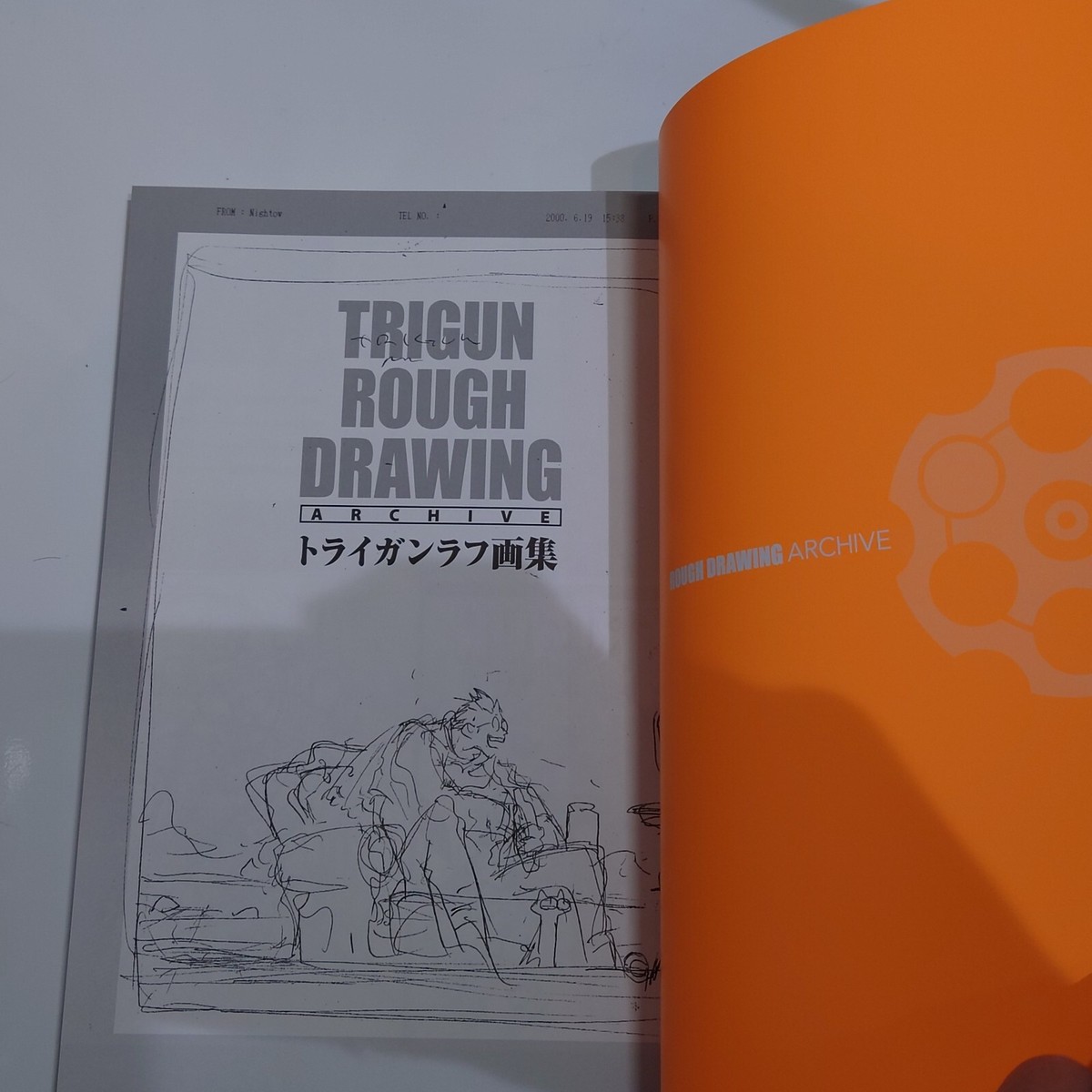 TRIGUN STAMPEDE EXHIBITION Limited P134 ver. Drawing Vash