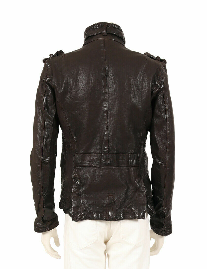 Neil Barrett Iconic M-65 Military Leather Jacket XS biker Neil Barrett Iconic M-65 Military Leather Jacket XS biker