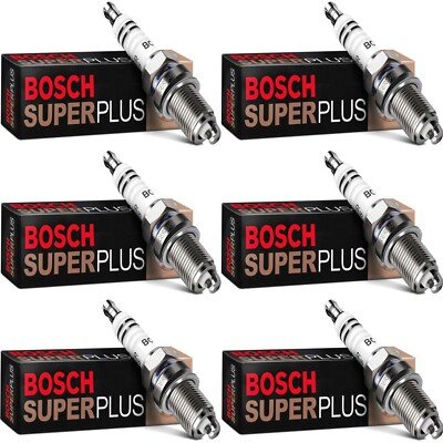 6 Spark Plugs Bosch Copper Core For 2009-2012 PORSCHE CAYMAN H6-2.9L