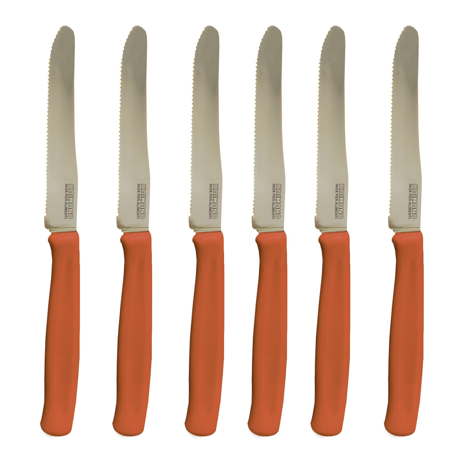 KAIMANO SET 6 COLTELLI RUGGINE