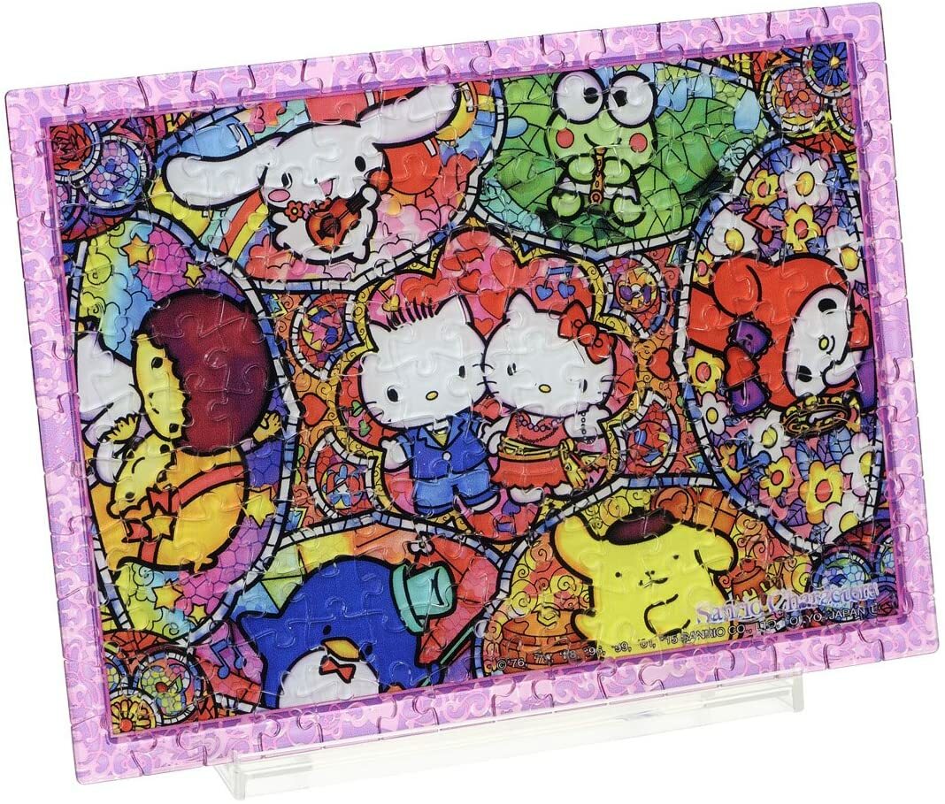 Jigsaw Puzzle Crystal Puzzle Sanrio Stained Glass Musical