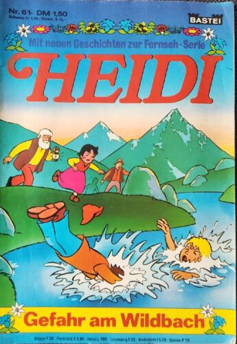 Heidi Nr. 61: Gefahr am Wildbach (1979) Mit neuen Geschichten Zustand:3 - Bild 1 von 12