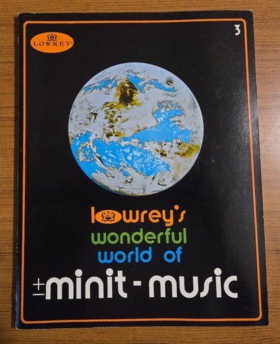 LOWREY'S MINIT-MUSIC BOOK 3 - ÓRGANO/PIANO PRINCIPIANTES NOTAS GRANDES. 37 CANCIONES CLÁSICAS! - Imagen 1 de 7