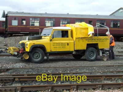 Foto 6x4 Straße & Schiene aktiviert Land Rover Bo'ness Die Schienenräder sind in c2008