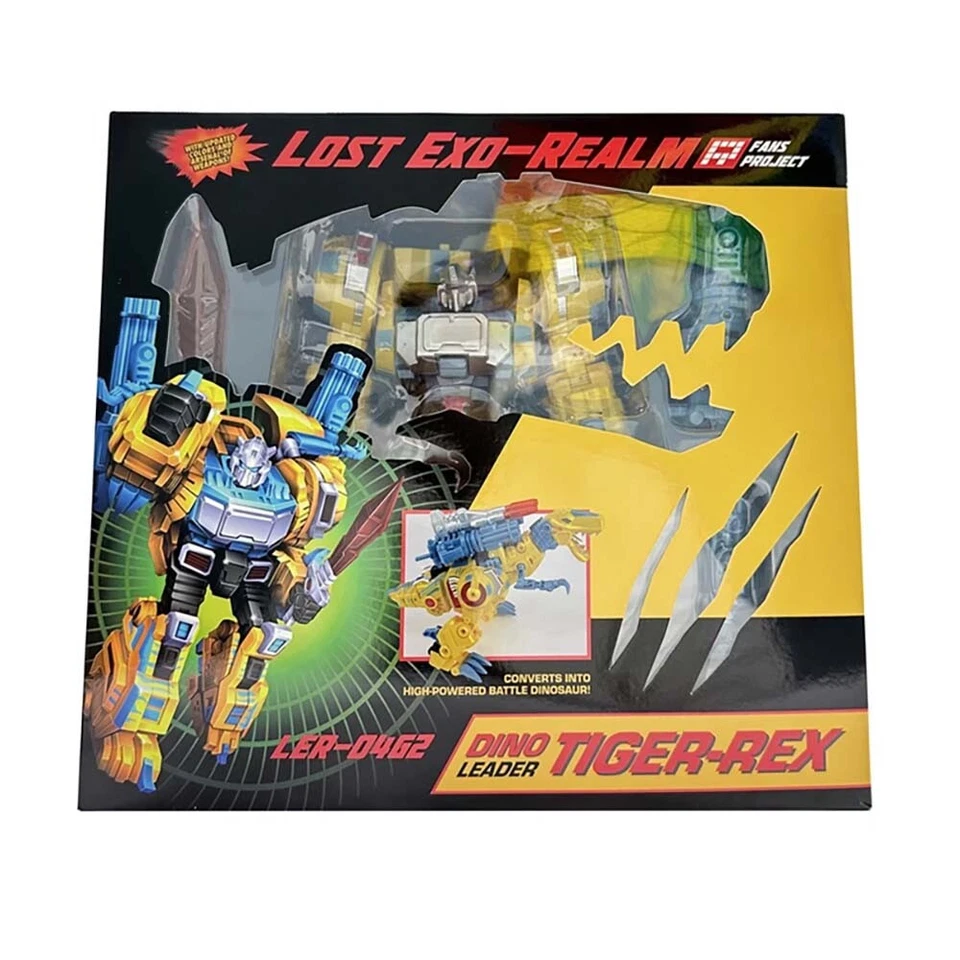 FansProject FPJ LER-04 LER04 Grimlock Dinosaur G2 Action Figure toy in stock - Image 4 of 4