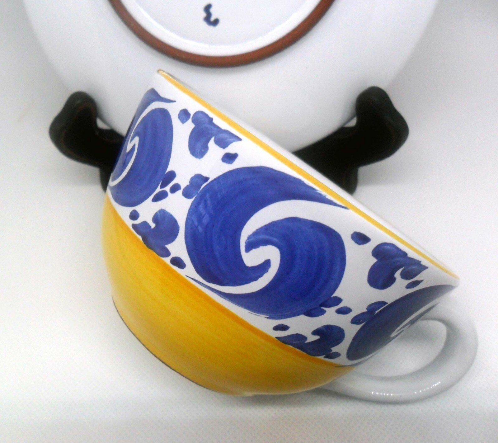 Herend Village Pottery "Splash" Cup & Saucer eBay