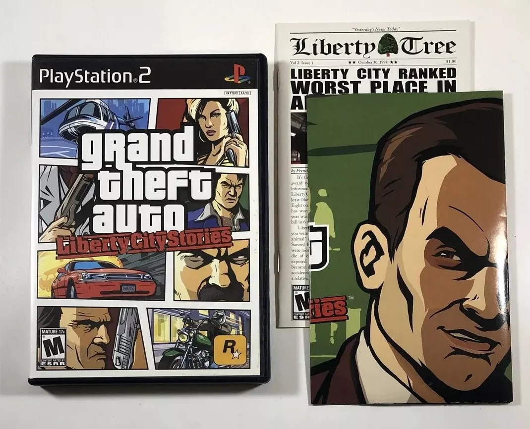 Grand Theft Auto: Liberty City Stories PS2 (Jogo Original GTA