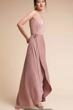 NEW ANTHROPOLOGIE BHLDN SZ M TWOBIRDS LILY WRAP MAXI DRESS