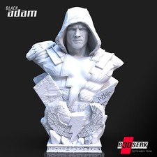 Black Adam Bust DC Universe resin scale model kit unpainted 3d print