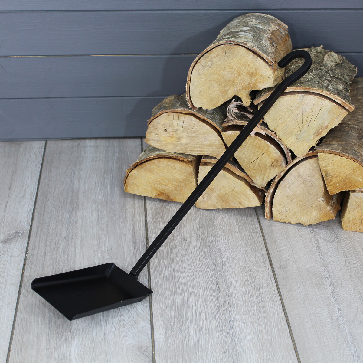 Mansion Fireside  log Burner Cast Iron Shovel, 55cm - Black