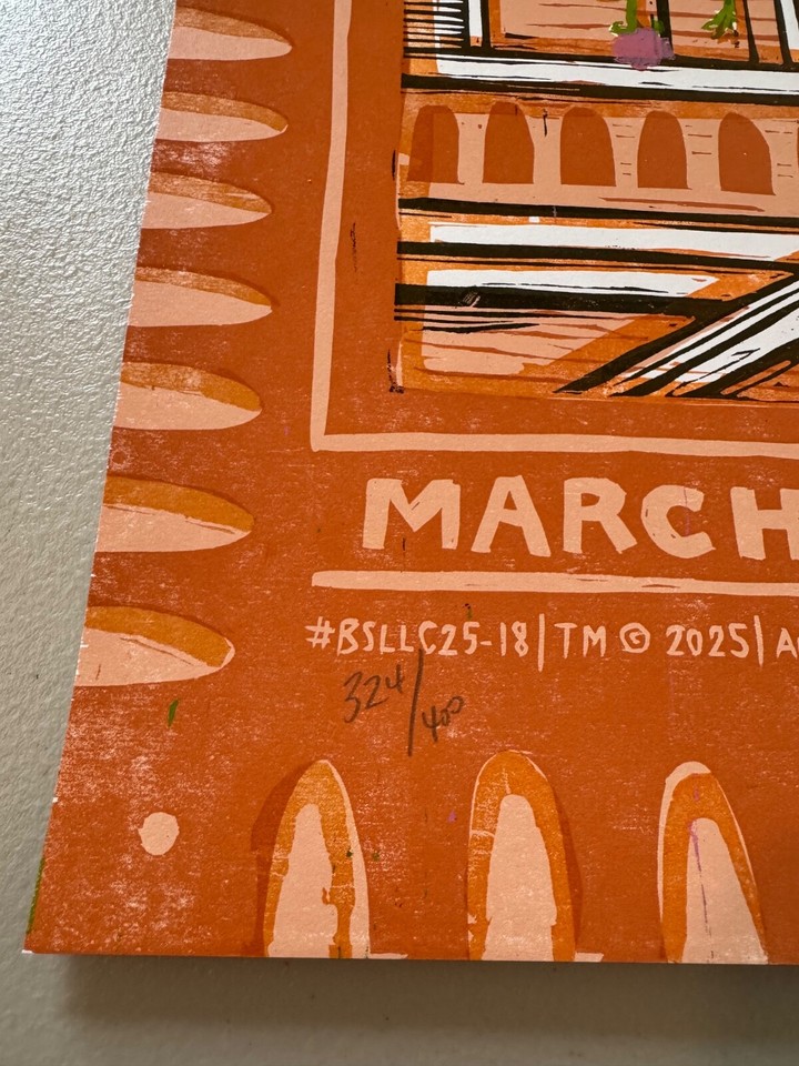 Billy Strings Ryman 2025 Hatch Show Print and Woodcut Poster Rosenstock