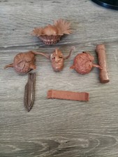 Marx Johnny West Vtg Native American Indian LOT 7 Piece Chief Cherokee Geronimo