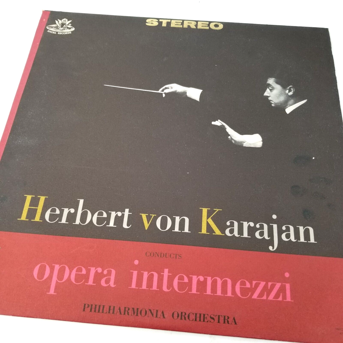 Herbert von Karajan Opera Intermezzi Vintage Vinyl Record Stereo