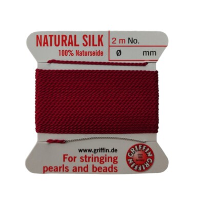GRIFFIN 100% SILK CORD BEAD STRING THREAD  #0-1-2-3-4-5-6-7