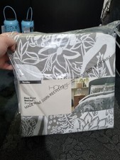Deer Print Brushed Cotton Double Duvet Set Brown And White 200x200cm Pillowcases