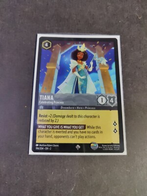Disney Lorcana, Tiana 196/204 Rise Of The Floodborn