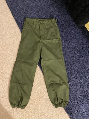 Urban Renewal cuff khaki cargo pants 
