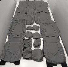 For Toyota Highlander L Le Xle 3 Row 2020-2025 Gray Leather Seat Covers Kr424 For Toyota Highlander L Le Xle 3 Row 2020-2025 Gray Leather Seat Covers Kr424