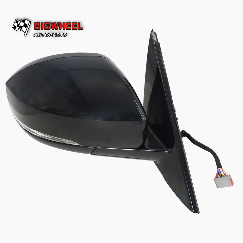 Passenger Right Side Mirror Black For 2014-2019 Land Rover Range Rover Sport Foto 3 de 4