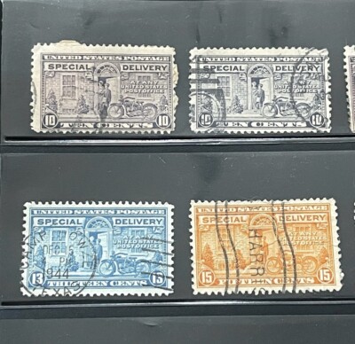 U.S. Postage Special Delivery Stamps Sc. #E12 - #E21 Air Mail  display picture 1