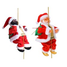 Electric Music Climbing Beads Curtain Santa Music Santa Ornament