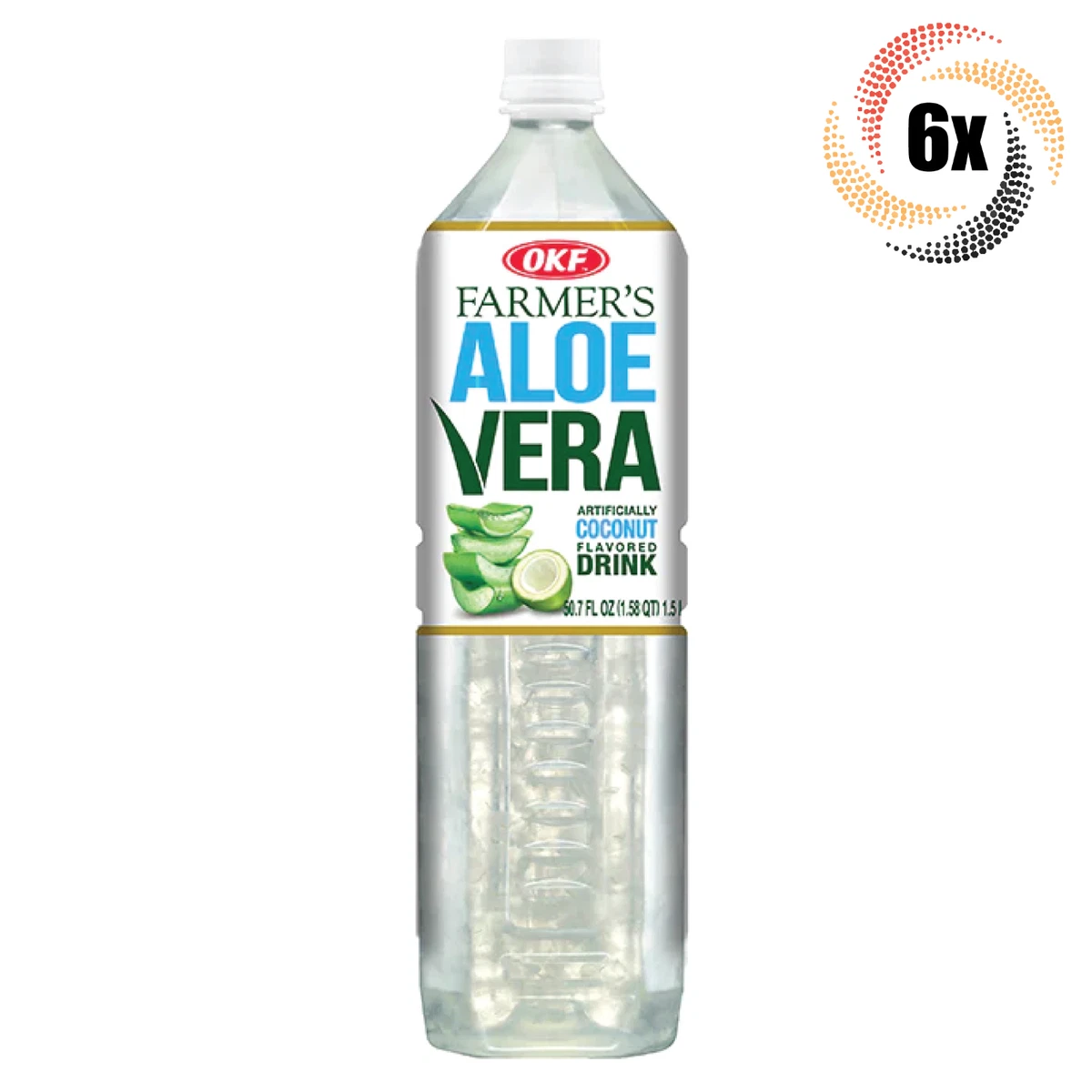 Coconut aloe vera drink top