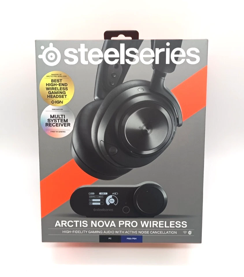 Steelseries Arctis Nova Pro Wireless Gaming Headset für Playstation/PC - Schwarz