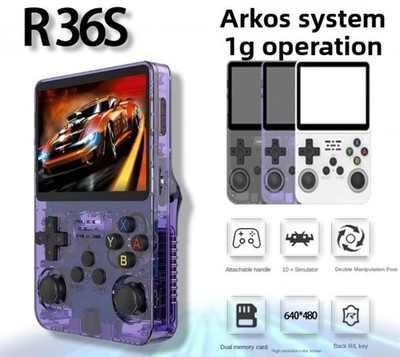 R36S Retro Handheld Game Console 10000+ Games Emulator Portable Gaming 