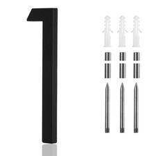 9 Inch Modern House Numbers For Outside Metal,Large Address Numbers For House...