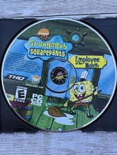 SpongeBob SquarePants Employee Of The Month PC Game 2002 THQ w/ Manual