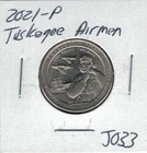 2021-P America the Beautiful Quarters Tuskegee Airmen — photo from another recent sale