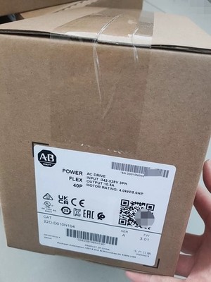 AB Factory Sealed 22D-D010N104 Powerflex 40P Catalog 22DD010N104 PLC