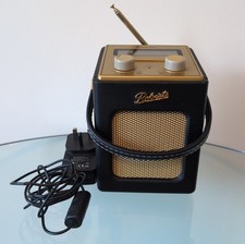 Roberts Revival Mini DAB/FM Radio Black with Power Supply - Great Condition