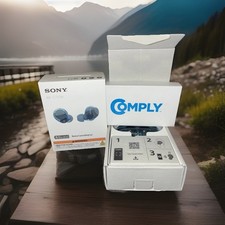 Sony WF-C710N Truly Wireless Bluetooth Noise-Canceling Earbuds - Glass Blue