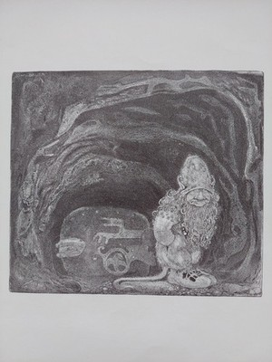 John BAUER Original mezzotypi, 1918 / Framed