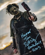 BRETT WAGNER signed autograph 20x25cm CHAINSAW in person autograph LEATHERFACE