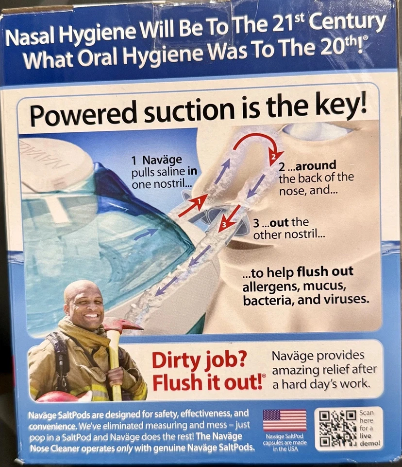 Navage Alivio de Congestión Salina Riego Nasal Cuidado Nasal con Cápsulas de Sal Foto 4 de 4