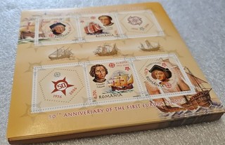 RX 100X ROMANIA 2005 MNH CEPT SHIPS COLUMBUS WHOLESALE