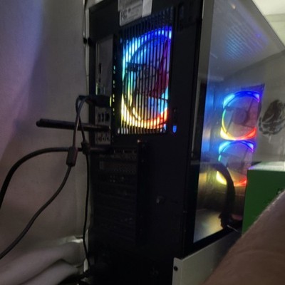 Gaming Desktop Tower PC Computer Black RGB Lighting, Most Suitable For Gaming