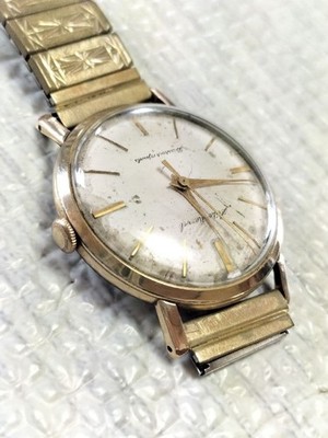 SEIKO Marvel 17 Jewels 14K Gold Plate Hand Winding Watch Vintage